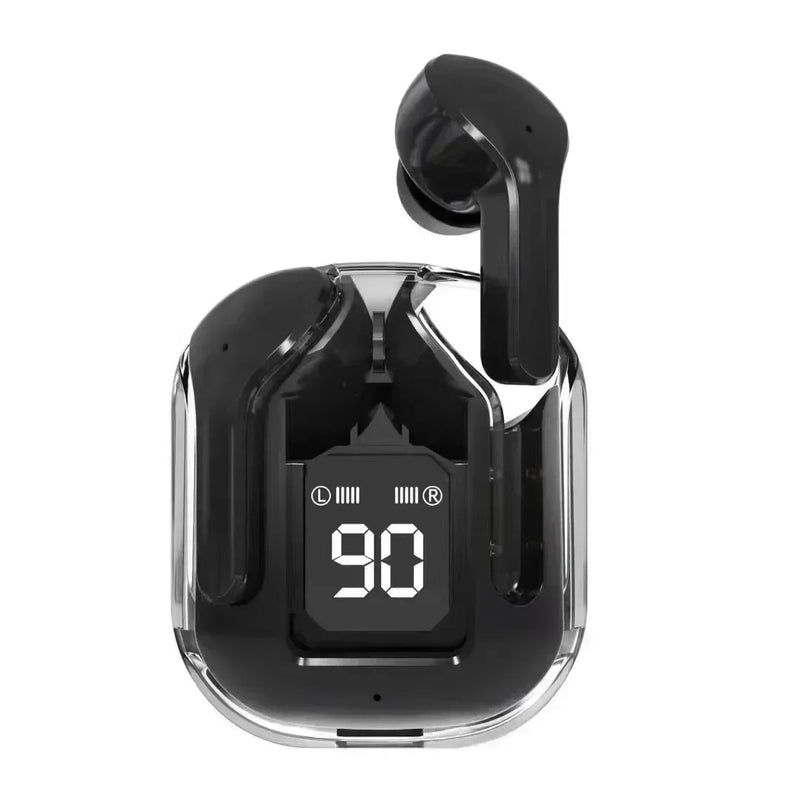 Mini Earbuds Sem Fio TWS – Som Estéreo, Bluetooth 5.3 e Display LED