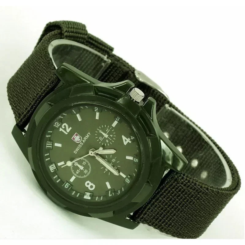 Relógio Militar Masculino – Estilo Exército, Resistente e Funcional