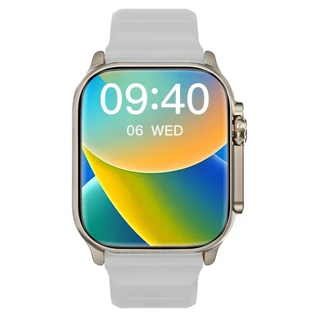 Relógio Smartwatch T900 U2 para homens e mulheres, Chamada Bluetooth, Carregamento sem fio, NFC, GPS Track, BT, Música, Jogos, Novo, 49mm, 2024