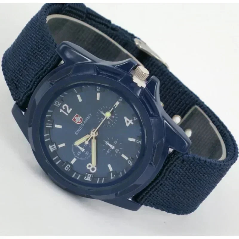 Relógio Militar Masculino – Estilo Exército, Resistente e Funcional